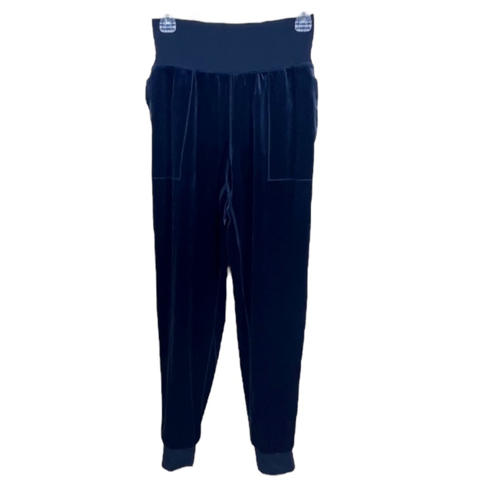 Athleta Salutation Velvet Jogger Pant Black - Picture 2 of 9